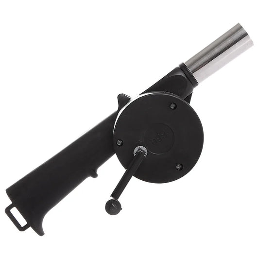 Hand Crank Outdoor Barbecue Fan Air Blower - Portable BBQ Grill Fire Fan for Picnic Camping Accessories