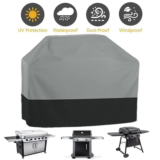 Waterproof 210T Oxford Cloth BBQ Grill Cover - UV Resistant, Heavy Duty Outdoor Oven Protection